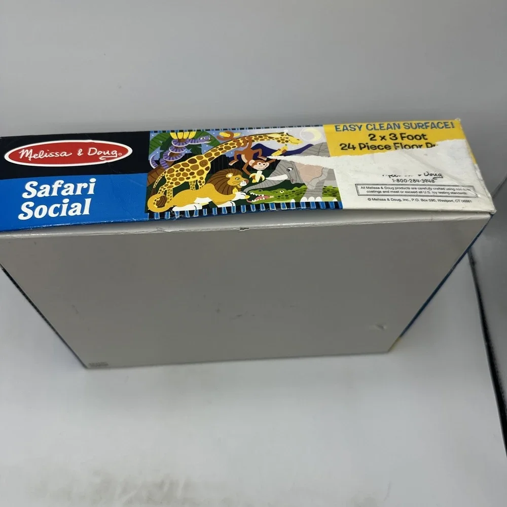 Melissa & Doug Safari Social Floor Puzzle 24‎ Pieces Used
